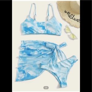Tie Dye Bikini with wrap